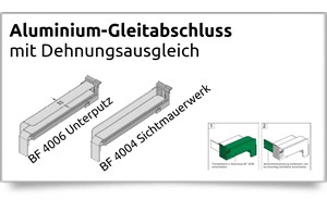 Alu-Seitenteil dunkel eloxiert 